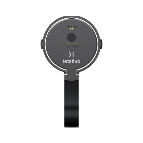 LETSLIVO One Midnight Black, transparent product packshot