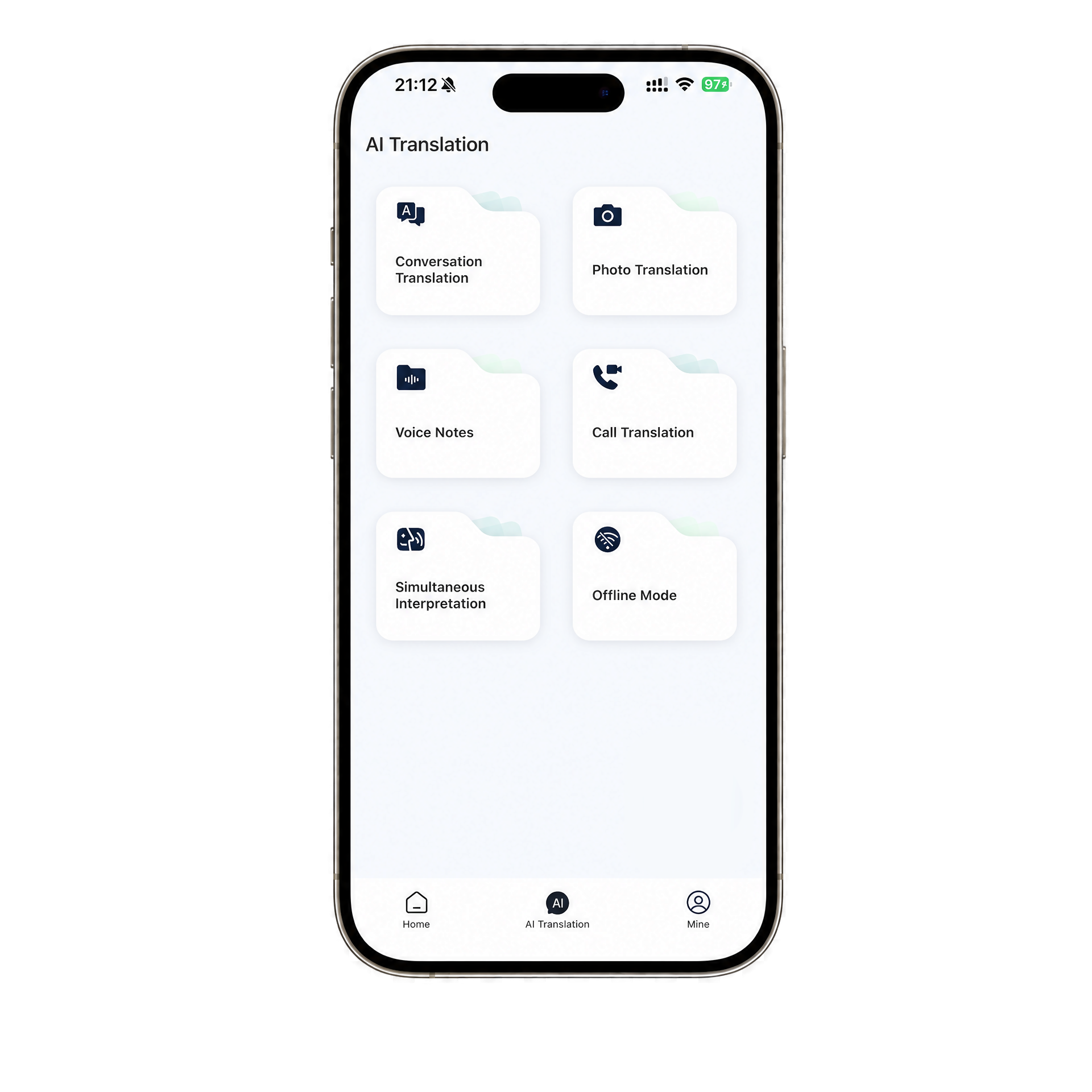 LETSLIVO One translation application interface